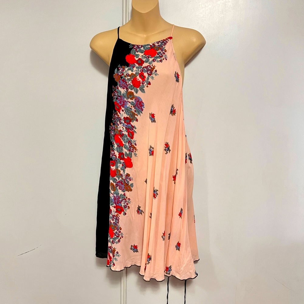 Intimately Free People Size Small Dress Nighty Lounging dress Floral Peonies A1